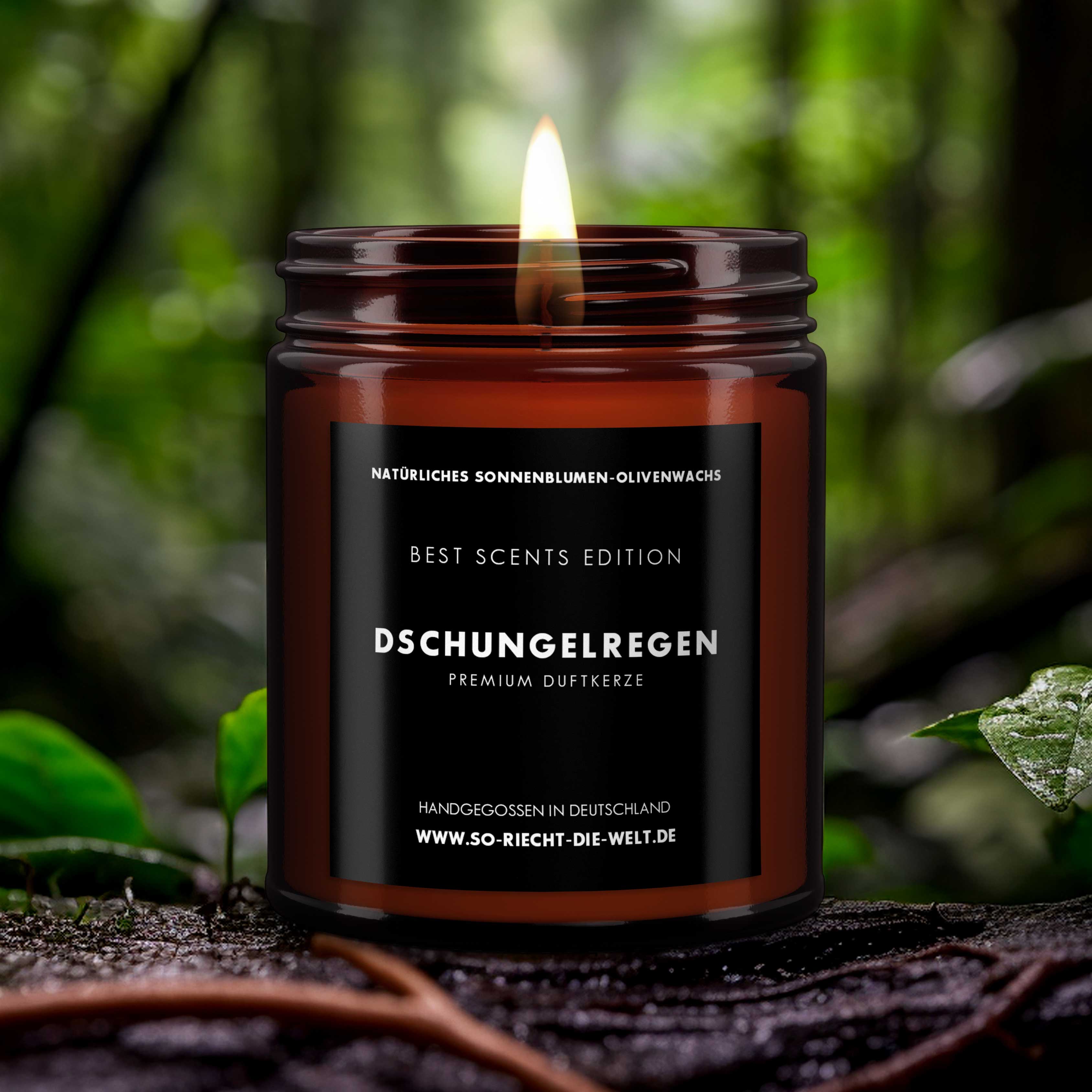 Dschungelregen Kerze - Best Scents Edition